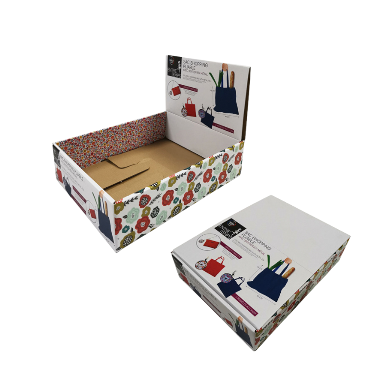 Custom Corrugated Counter Shipper Displays- cardboard display box